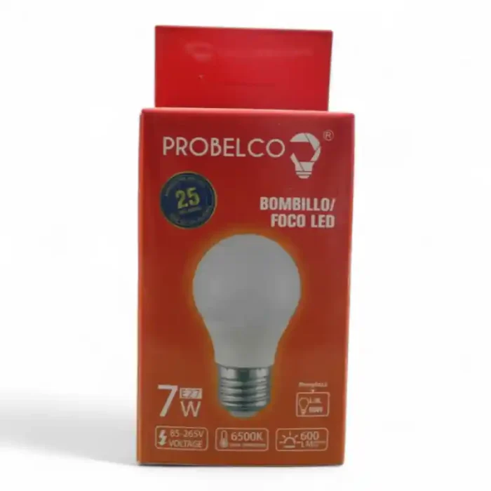 BOMBILLO PROBELCO TIPO A 7W GL-012A (BOX x 50) - Imagen 4