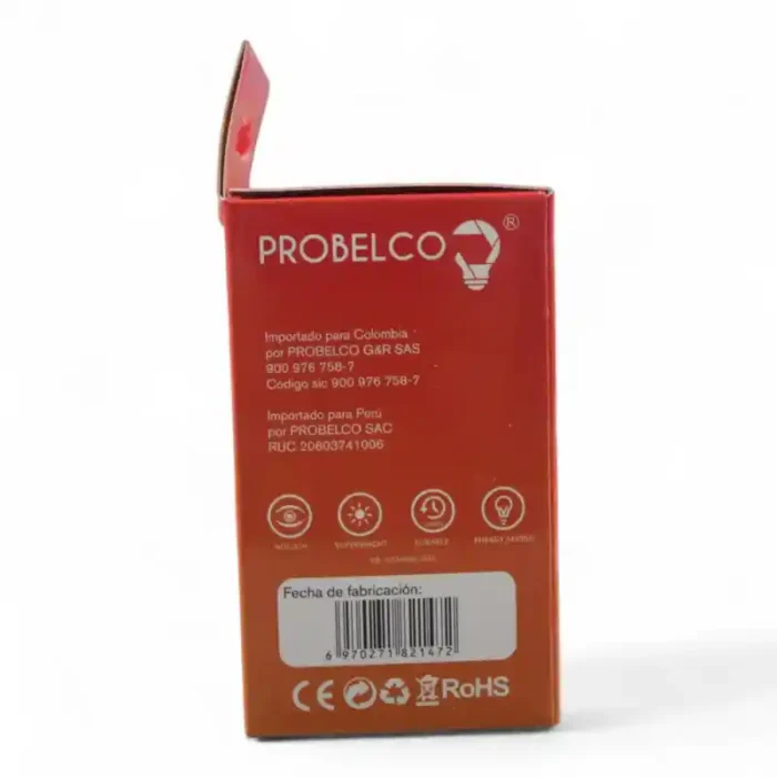 BOMBILLO PROBELCO TIPO A 7W GL-012A (BOX x 50) - Imagen 3