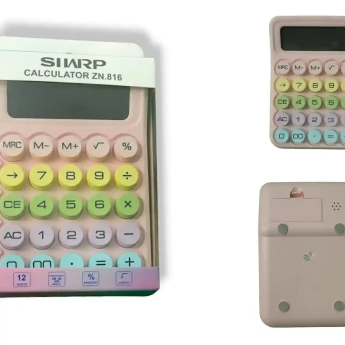 CALCULADORA COLORES ZN-816 - Imagen 1