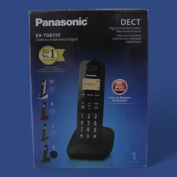 TELÉFONO INALÁMBRICO PANASONIC KX-TGB310LAB - Imagen 2