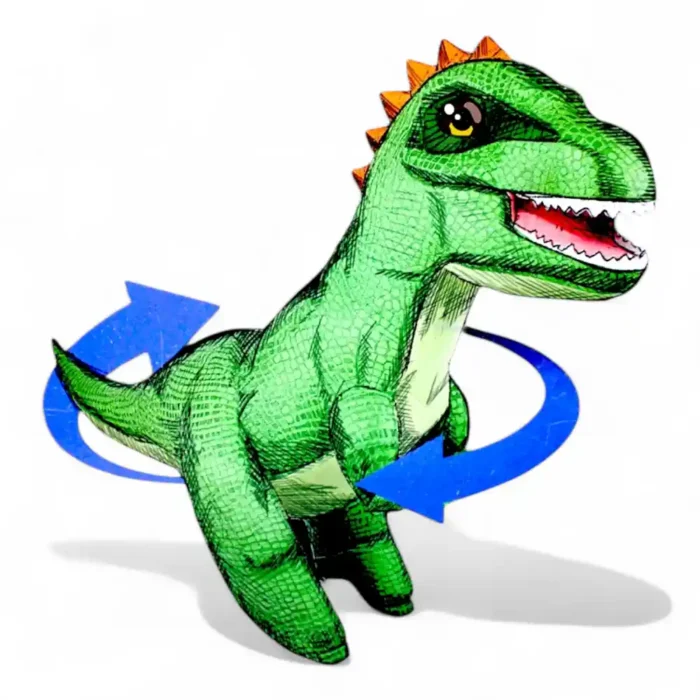DINOSAURIO INFLABLE CONTROL REMOTO E9001 - Imagen 1