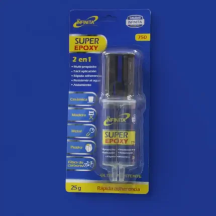 PEGANTE INFINITA BLISTER SUPER EPOXY 25G 2 EN 1 750
