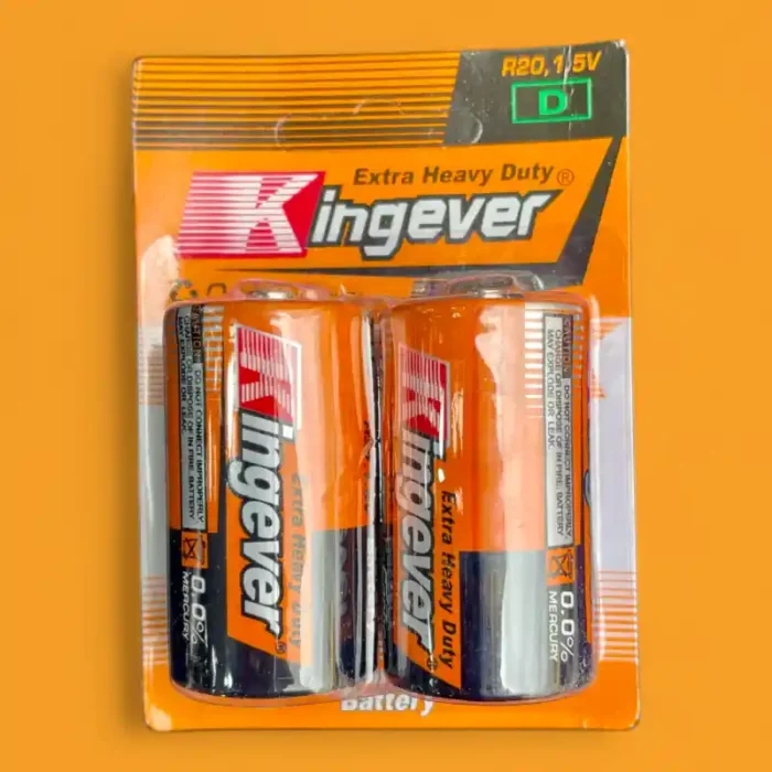 PILA KINGEVER TIPO D R20 1.5V - Imagen 1