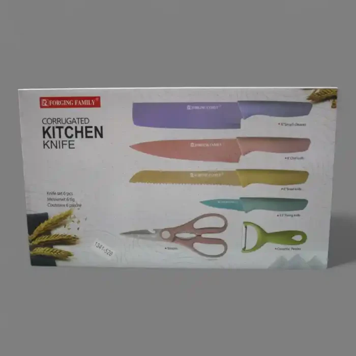 SET CUCHILLOS DE COCINA X6 1341-528 ER-0278 - Imagen 2