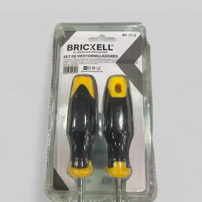 SET DESTORNILLADOR PALA Y ESTRELLA BRICKELL BK-2012 (BOX X96) - Imagen 4