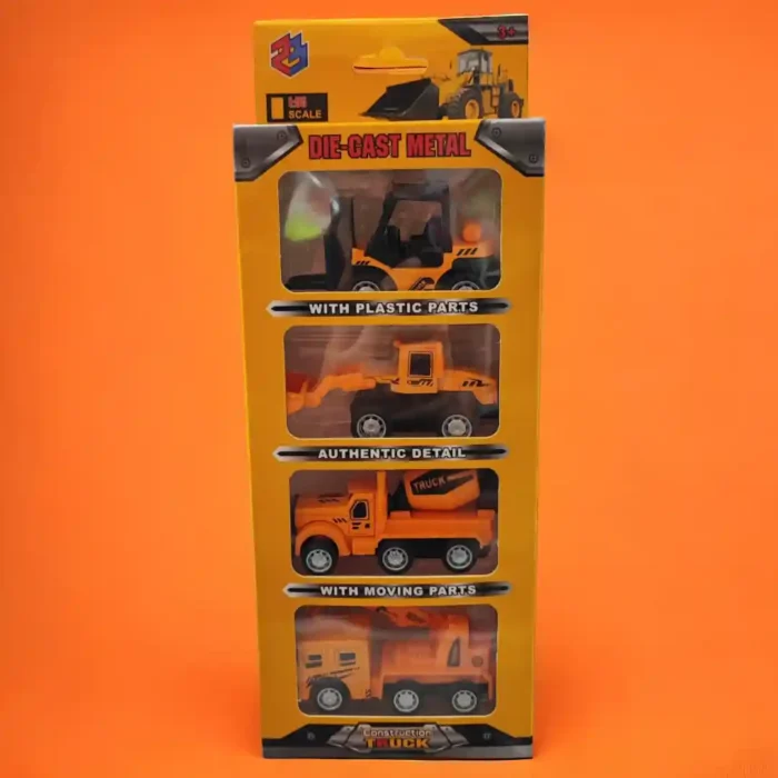 SET DE CARROS CONSTRUCCION X4 R1019-4 (BOX X144) - Imagen 2
