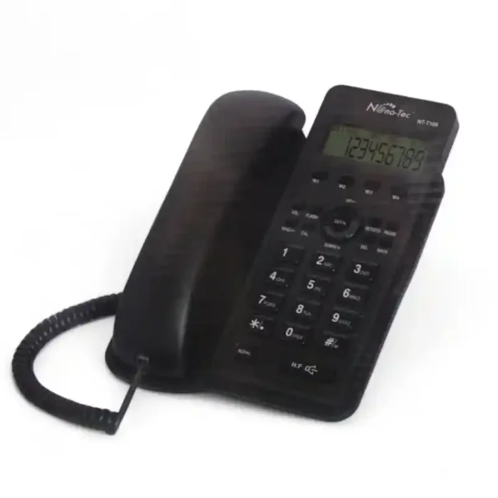 TELÉFONO ALÁMBRICO NANOTEC NT-T108 (BOX 20) - Imagen 1