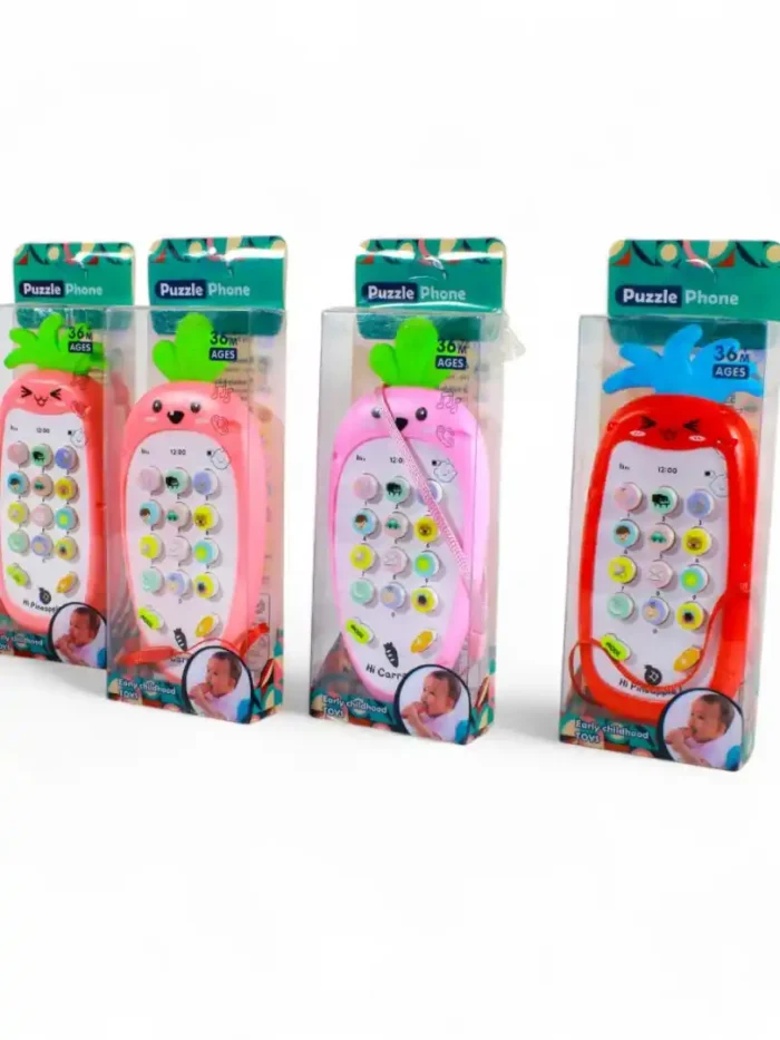 TELEFONO BEBE ZANAHORIA MIC-5283 SNFD-M529 - Imagen 1