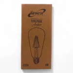 BOMBILLO INFINITA AMBAR TIPO PERA 4W INFST64 ST64 - Imagen 2