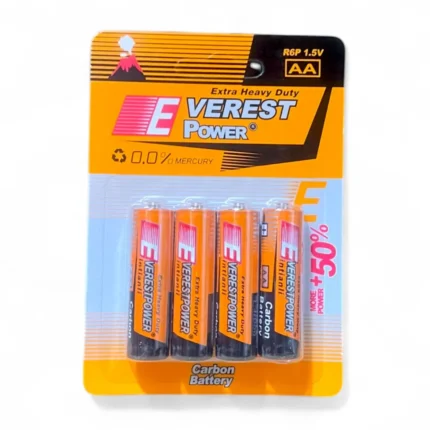PILA EVEREST POWER AA CARTÓN X4