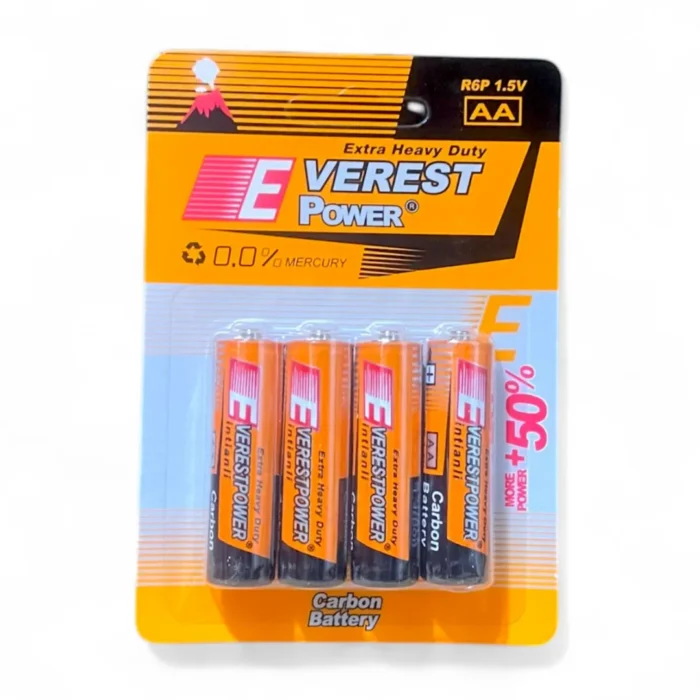 PILA EVEREST POWER AA CARTÓN X4 - Imagen 1