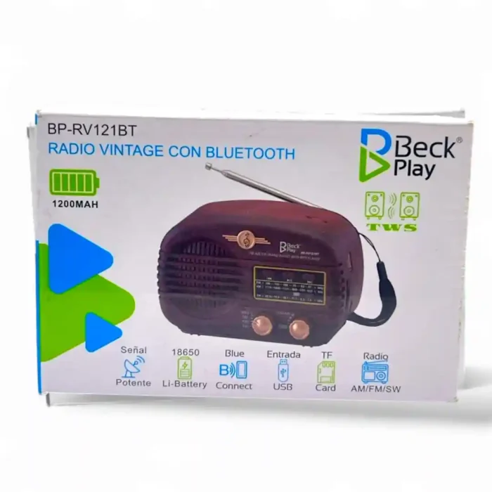 RADIO BECK PLAY BP-RV121BT - Imagen 2