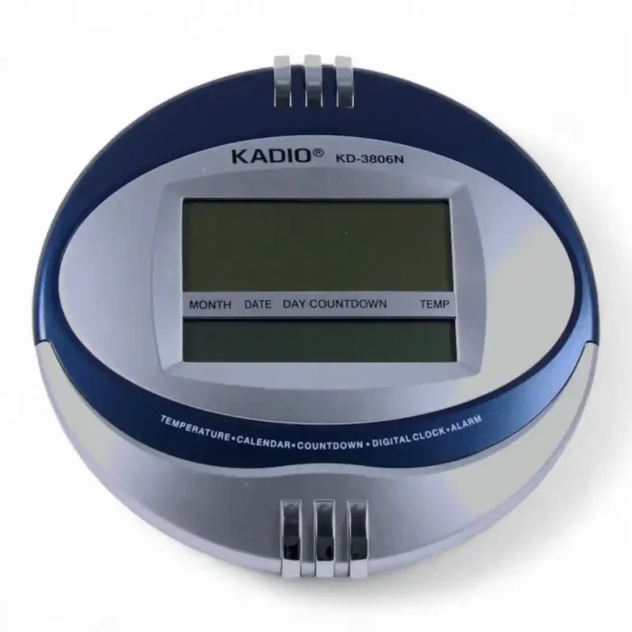RELOJ PARED REDONDO KADIO KD-3806N - Imagen 1