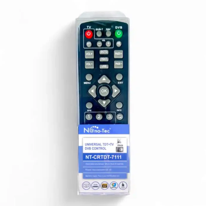 CONTROL UNIVERSAL NANOTEC NT-CRTDT-7111 (DECODIFICADOR) - Imagen 1