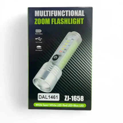 LINTERNA TRANSPARENTE ZOOM FLASHLIGHT ZJ-1658 DAL1461