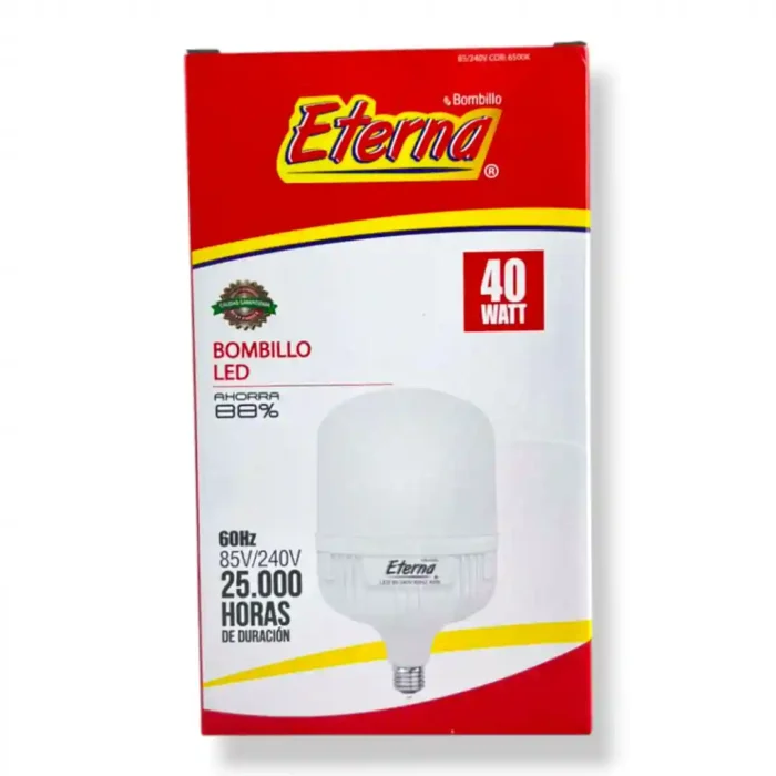 BOMBILLO ETERNA 40W LED ET40WLD (BOX 30) - Imagen 1