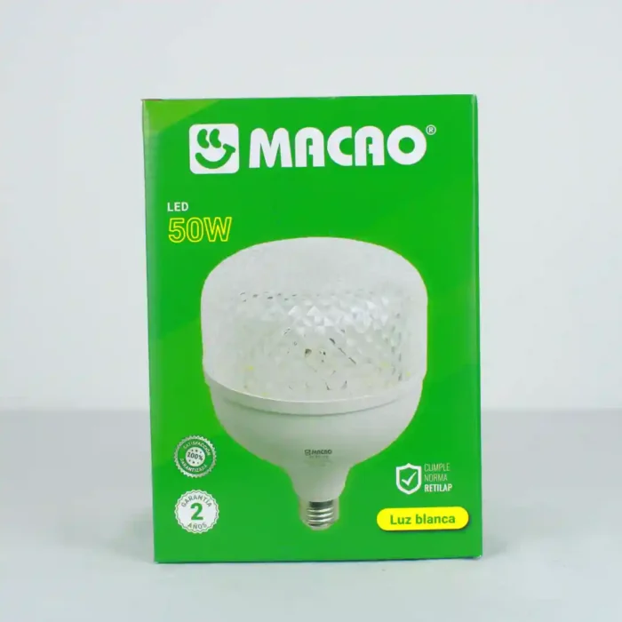 BOMBILLO LED CUBIERTA DE DIAMANTE 50W MACAO MC-ZS-50W - Imagen 3