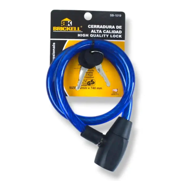 CANDADO BICICLETA 12MM X 740MM SB-1019 - Imagen 1