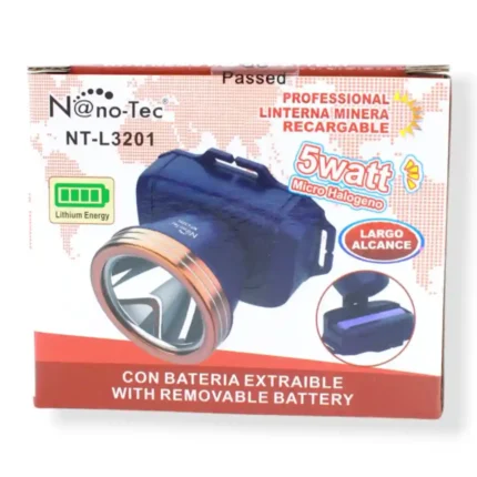 LINTERNA MINERA NANOTEC NT-L3201 (X120)