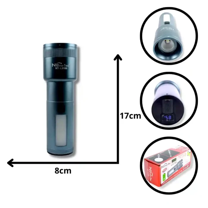 LINTERNA NANOTEC NT-L3189 (BOX X60) - Imagen 1