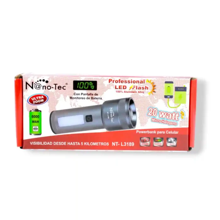 LINTERNA NANOTEC NT-L3189 (BOX X60) - Imagen 6
