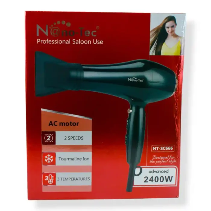 SECADOR NANOTEC NT-SC666 (BOX X6) - Imagen 2