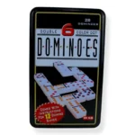 DOMINÓ CAJA METÁLICA DOBLE 6 KE-93 (X24) - Imagen 2
