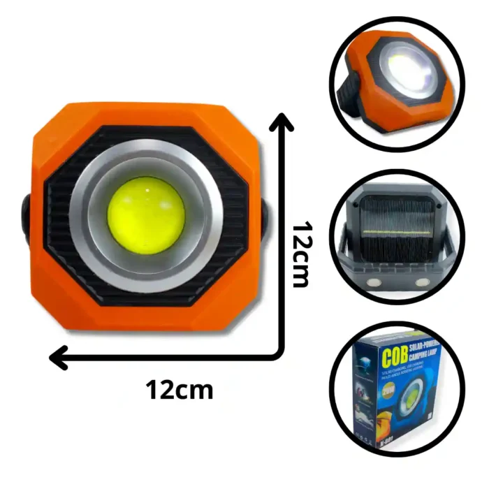 LINTERNA CAMPING SOLAR K-601 (BOX 100) - Imagen 1