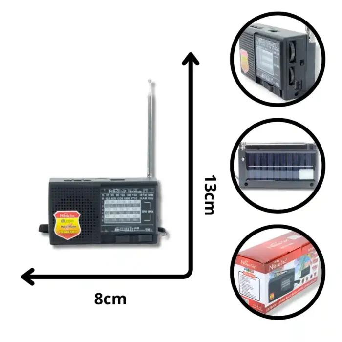 RADIO NANOTEC NT-R1238 (BOX X100) - Imagen 1