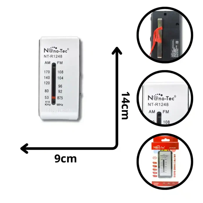 RADIO NANOTEC NT-R1248 (BOX X100) - Imagen 1