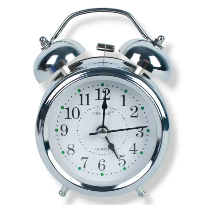RELOJ DE CAMPANA PLATA NEGRO 3010 (BOX X100) - Imagen 5