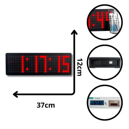 RELOJ DE PARED DIGITAL JH7607-T