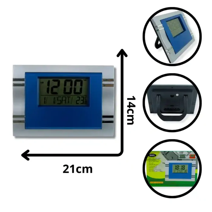 RELOJ DIGITAL 6605 (BOX X60) - Imagen 1