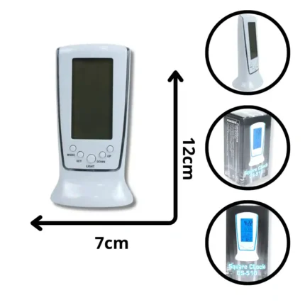 RELOJ DIGITAL SQUARE CLOCK DS-510 / AA-2129