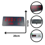 RELOJ ELECTRÓNICO DE PARED JH3608 (BOX X20)