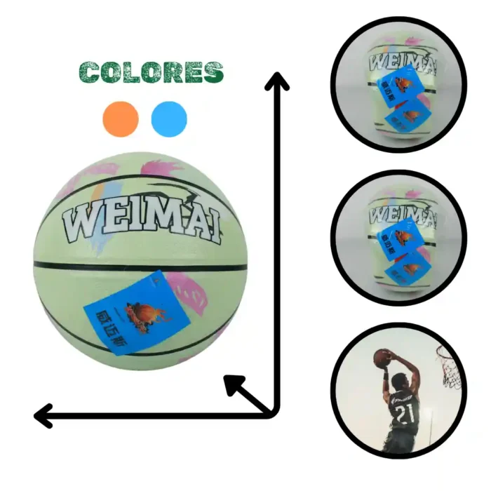 BALÓN DE BALONCESTO OSO2129 WEIMAISI - Imagen 1