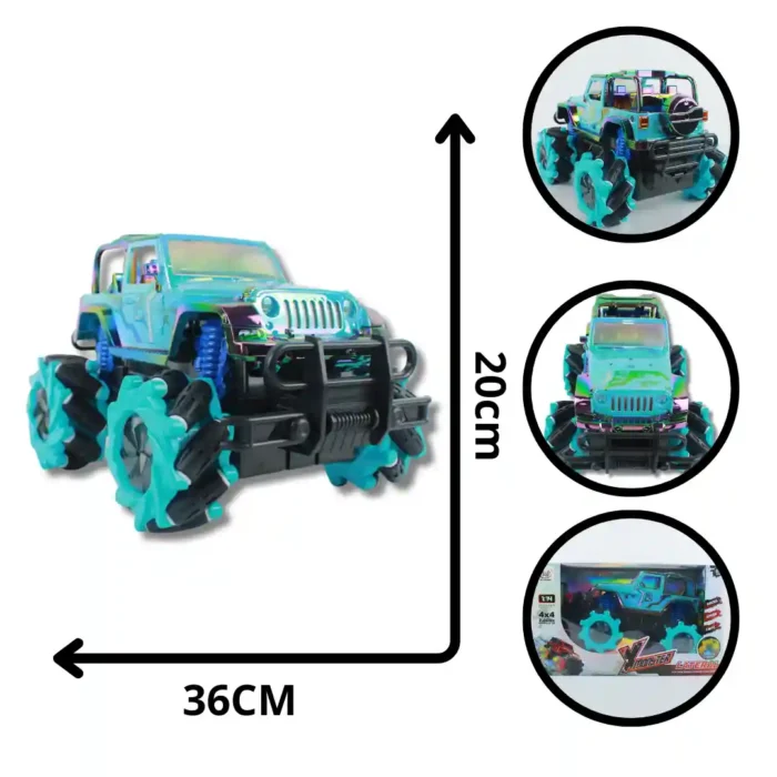CARRO 4X4 XMONSTER JEEP S270-2 (BOX X18) - Imagen 1