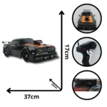 CARRO CONTROL SC16A04 2838 NEGRO (BOX 12)