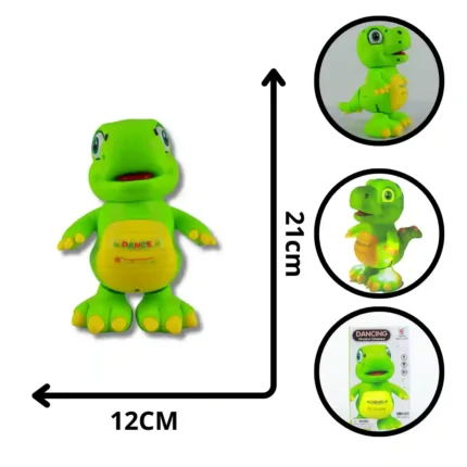 DINOSAURIO BAILARÍN MUSICAL YJ-3019 (BOX X48)