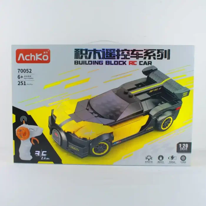 FICHAS PARA ARMAR CARRO ACHKO 70052 (BOX X) - Imagen 2