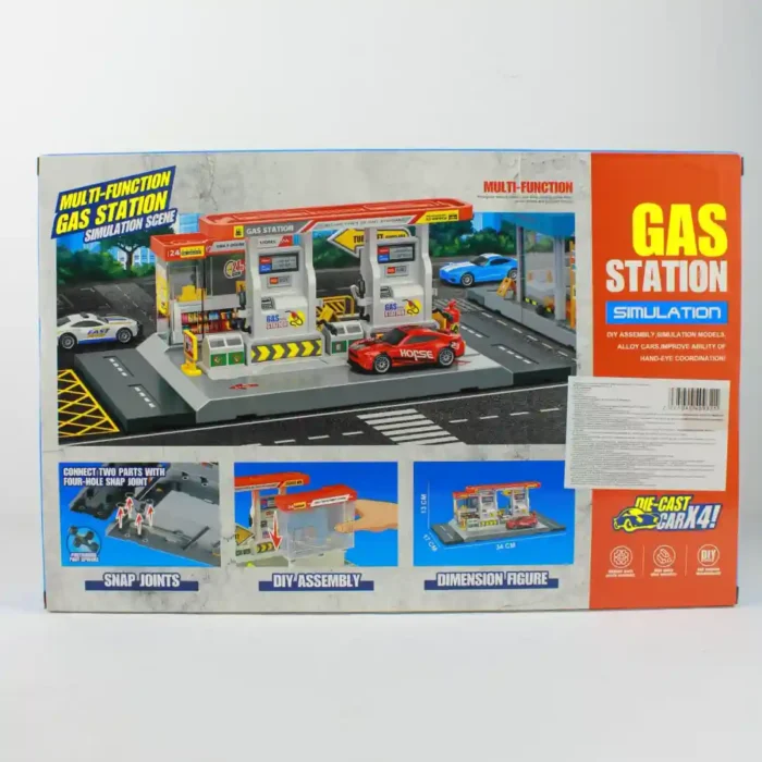 GASOLINERA CARROS METÁLICOS MH-601 (BOX X36) - Imagen 3