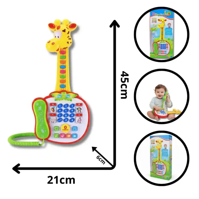 GUITARRA JIRAFA CY-6020C (BOX 48) - Imagen 1