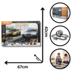 PISTA ELÉCTRICA CON TIMÓN A49-10A (BOX X8)