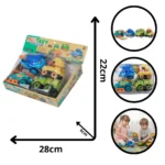 SET DE CARROS MILITARES ARMABLES JD1899-19A (BOX X48)