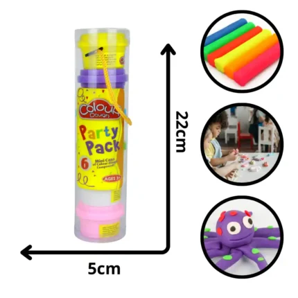 TUBO PLASTILINA COLOUR X6 5838-221
