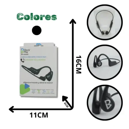 AURICULARES BONE CONDUCTION BP-A132BT BECK PLAY
