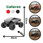 CAMIONETA CYBERTRUCK HB-P14A11 9802-1 PLATEADA (BOX 8)