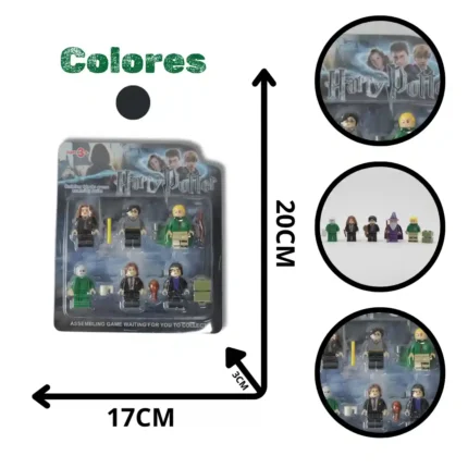 FICHAS PARA ARMAR MINI FIGURAS HARRY POTTER FOX-0979