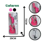 GUITARRA ELÉCTRICA CON MICRÓFONO HK-9178CS (BOX X6)