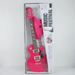 GUITARRA ELÉCTRICA CON MICRÓFONO HK-9178CS (BOX X6) - Imagen 2